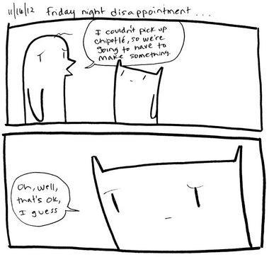 Friday night disappointment